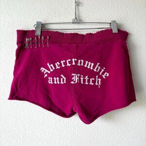 Abercrombie and Fitch red shorts y2k 2000s Women's Small